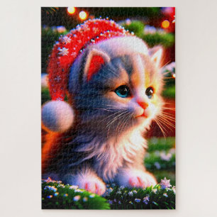 Weihnachten Kitten Puzzle