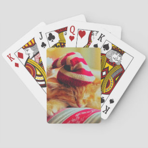 Weihnachten Kitten Spielkarten