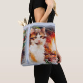 Weihnachten Kitten Tasche (Von Nahem)