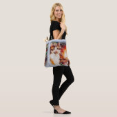 Weihnachten Kitten Tasche (Am Model)