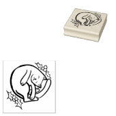Weihnachten Kitty Cat Gummistempel (Stempel)