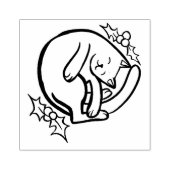 Weihnachten Kitty Cat Gummistempel (Prägung)