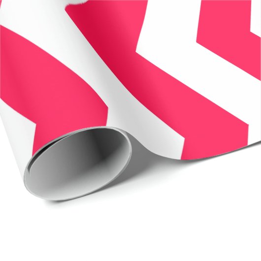 Weihnachten Klassischer Roter Streifen Trendy Geschenkpapier (Rolleneckpunkt)