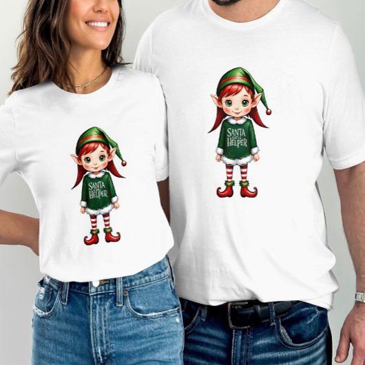 Weihnachten - Kleiner Helfer Elf Feierliche Weihna T-Shirt