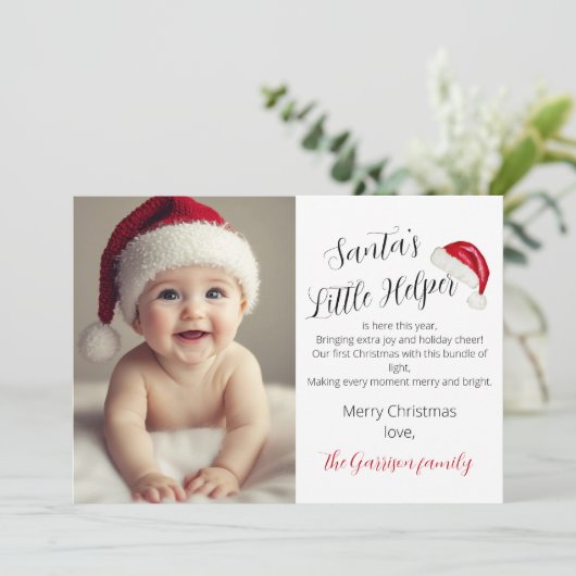 Weihnachten - Kleiner Helfer Peppermint Streifen W (Stehend Vorderseite)