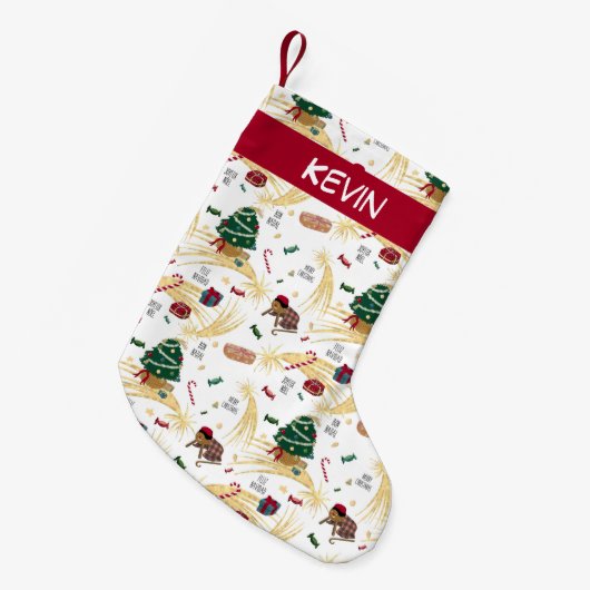 Weihnachten Kleiner Weihnachtsstrumpf (Vorderansicht (hängend))