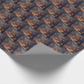 Weihnachten Kleinstadt 2 Geschenkpapier (Ecke)