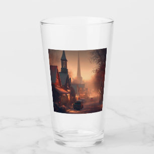 Weihnachten Kleinstadt 4 Glas