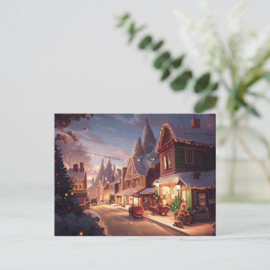 Weihnachten Kleinstadt 5 (Stehend Vorderseite)