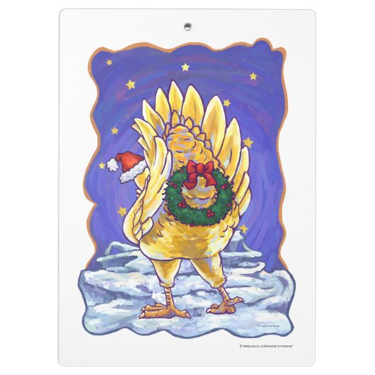 Weihnachten Klemmbrett (Rückseite)