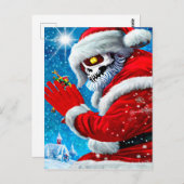 Weihnachten - Klettergarten Monster Postkarte (Vorne/Hinten)