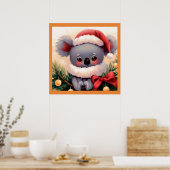 Weihnachten Koala 4 Poster (Küche)
