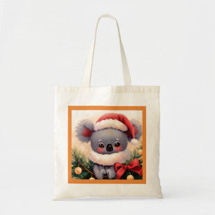 Weihnachten Koala 4 Tragetasche