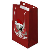 Weihnachten koala Cartoon kleine Geschenktasche Kleine Geschenktüte (Vorderseite Schrägansicht)