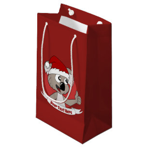 Weihnachten koala Cartoon kleine Geschenktasche Kleine Geschenktüte