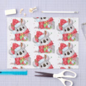 Weihnachten koala mit Earmuffs Seidenpapier (Handwerk)