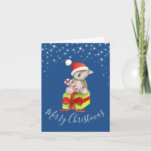 Klappkarte Weihnachtskarte Koala mit Christbaumkugel 