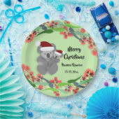 Weihnachten Koala und Joey Pappteller (Party)