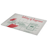 Weihnachten, Koch des Weihnachtsmannes und Türkei Schneidebrett (Ecke)