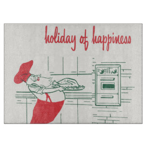 Weihnachten, Koch des Weihnachtsmannes und Türkei Schneidebrett