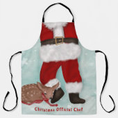 Weihnachten Koch Santa Anzug und Hirsche Schürze (Vorderseite)