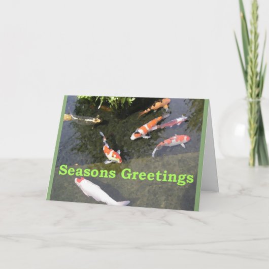 Weihnachten Koi (Vorderseite)