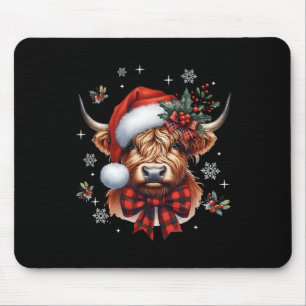 Weihnachten Kokette Kuh Niedlich Muh Kuh Xmas Feri Mousepad