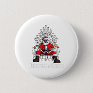 Weihnachten kommt 2020 Weihnachtsmaskettoilette Button