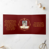 Weihnachten kommt aber einmal dreimal Pet Holiday  Dreifach Gefaltete Karte (Innenseite)