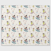 Weihnachten kommt, aber einmal im Jahr Geschenkpapier (Flach)