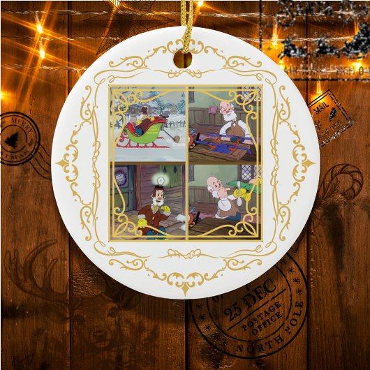 Weihnachten kommt, aber einmal im Jahr Keramik Ornament