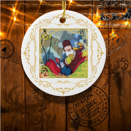 Weihnachten kommt aber einmal im Jahr Verzierung # Keramik Ornament