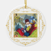 Weihnachten kommt aber einmal im Jahr Verzierung # Keramik Ornament (Vorne)