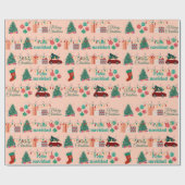 Weihnachten kommt: geschenkpapier (Flach)