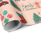 Weihnachten kommt: geschenkpapier (Rolleneckpunkt)