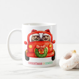 Weihnachten kommt - Igel - Kaffeetasse