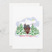 Weihnachten kommt in das Familienhaus (Vorne/Hinten)