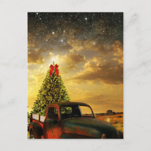 Weihnachten kommt postkarte