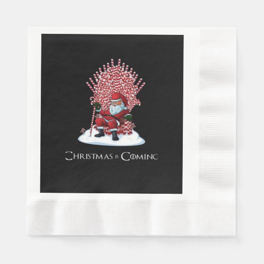Weihnachten kommt serviette (Vorderseite)