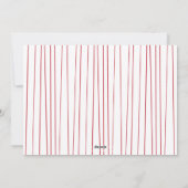 Weihnachten Kranz Foto-Karte (Rückseite)