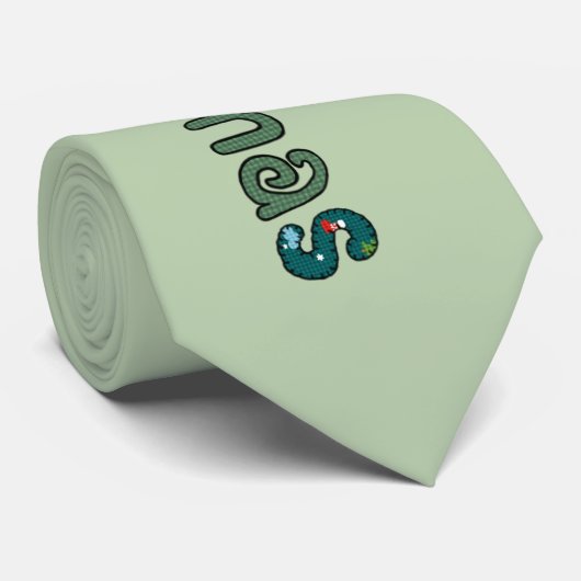 Weihnachten Krawatte (Gerollt)