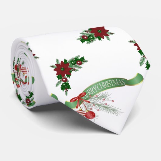 Weihnachten Krawatte, frohe Weihnachten Krawatte (Gerollt)