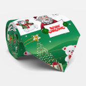 Weihnachten Krawatte, frohe Weihnachten Krawatte (Gerollt)