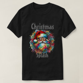Weihnachten Krawatte gefärbt Weihnachten T-Shirt
