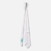 Weihnachten-Krawatte, Schneeflocke Krawatte (Rückseite)