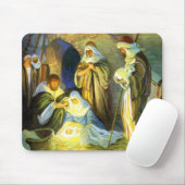 Weihnachten Krippen-Jesuss Mousepad (Mit Mouse)