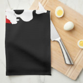 Weihnachten Küchentuch (Viertel Falte)