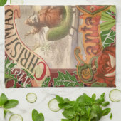 Weihnachten Küchentuch (Gefaltet)