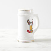Weihnachten - Kunst Bierglas (VorderseiteRechts)