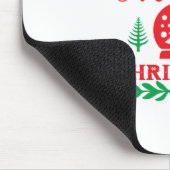 Weihnachten Kunst frohe Weihnachten Mousepad (Ecke)